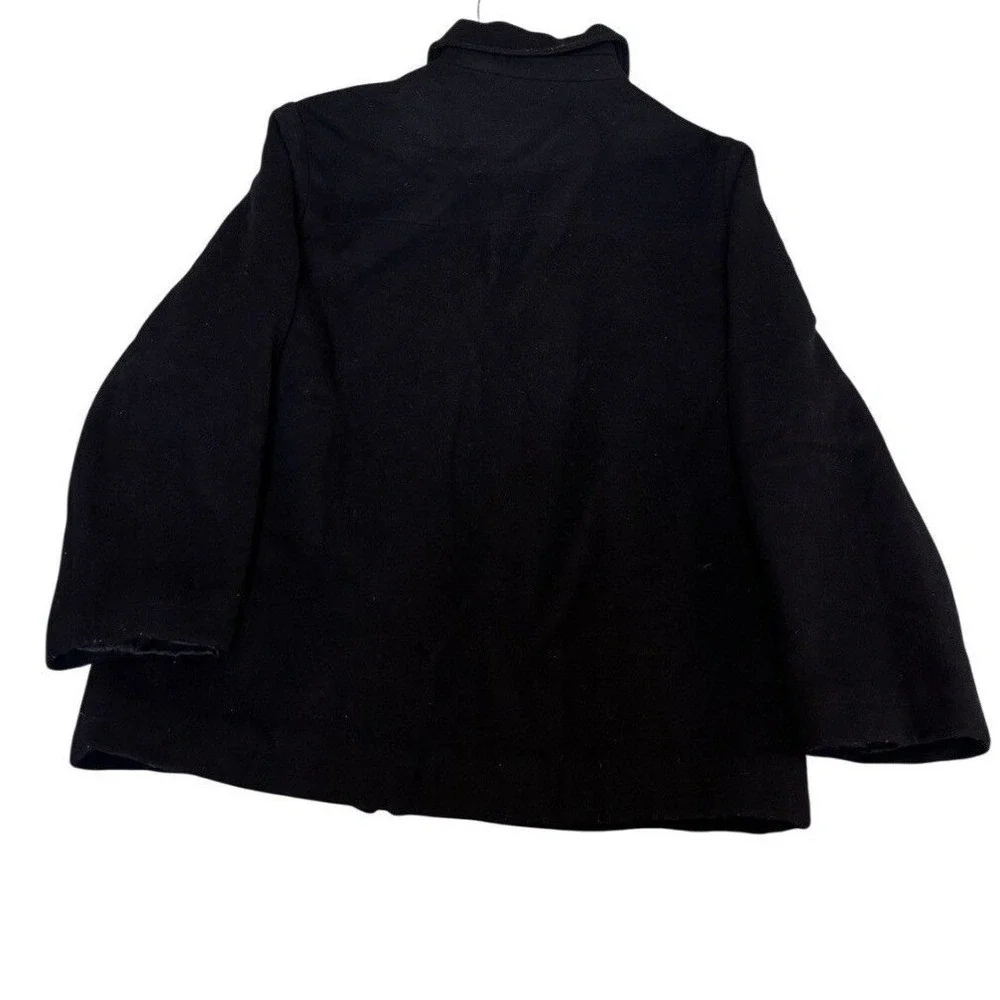 Michael Kors Size XL 100% Wool Men's Coat Black Sophisticated Casual - Picture 2 of 7